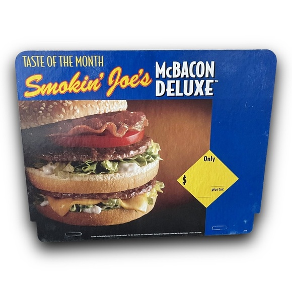 Rare 1995 McDonalds Barbie Hot Wheels Double Sided Vintage Translite Sign - Picture 2 of 3